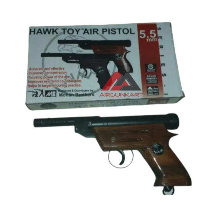 HEMAN HAWK SPORTS AIR PISTOL .177 CALIBER WOOD FINISH - Image 1