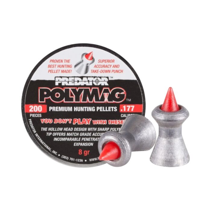 Predator Polymag .177 Cal, 8.0 Grains, Pointed, 200ct - Image 1
