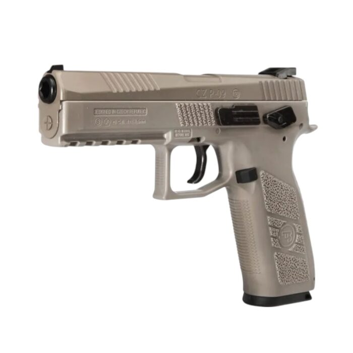 ASG CZ P-09 Co2 BB and Pellet .177Cal, 4.5mm Tan Air Pistol - Image 3